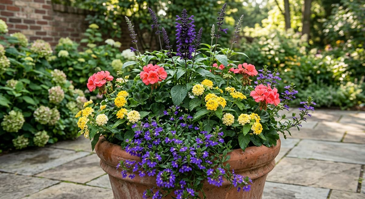 Seasonal container design from Trowel